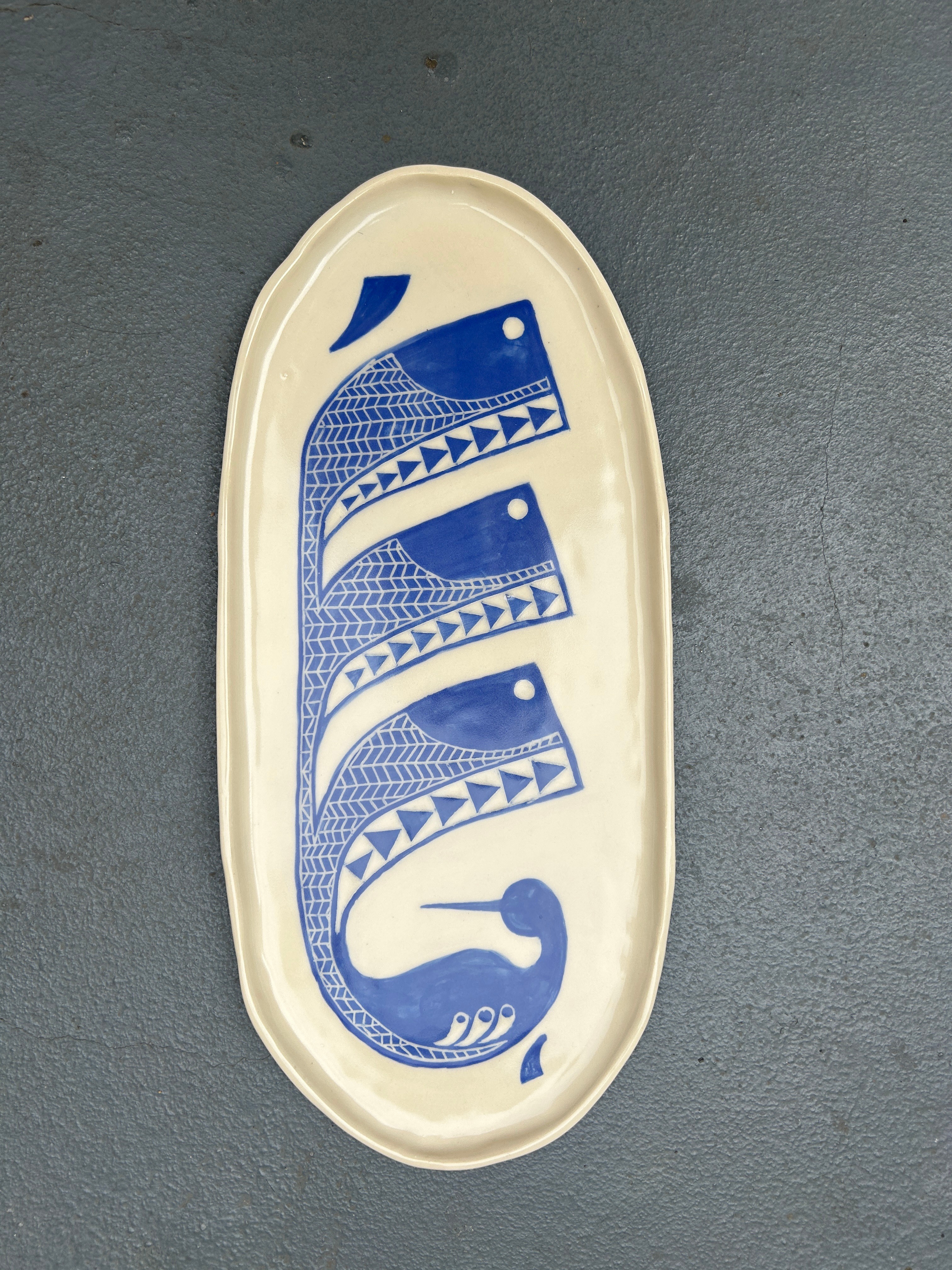 painting of girl holding branches