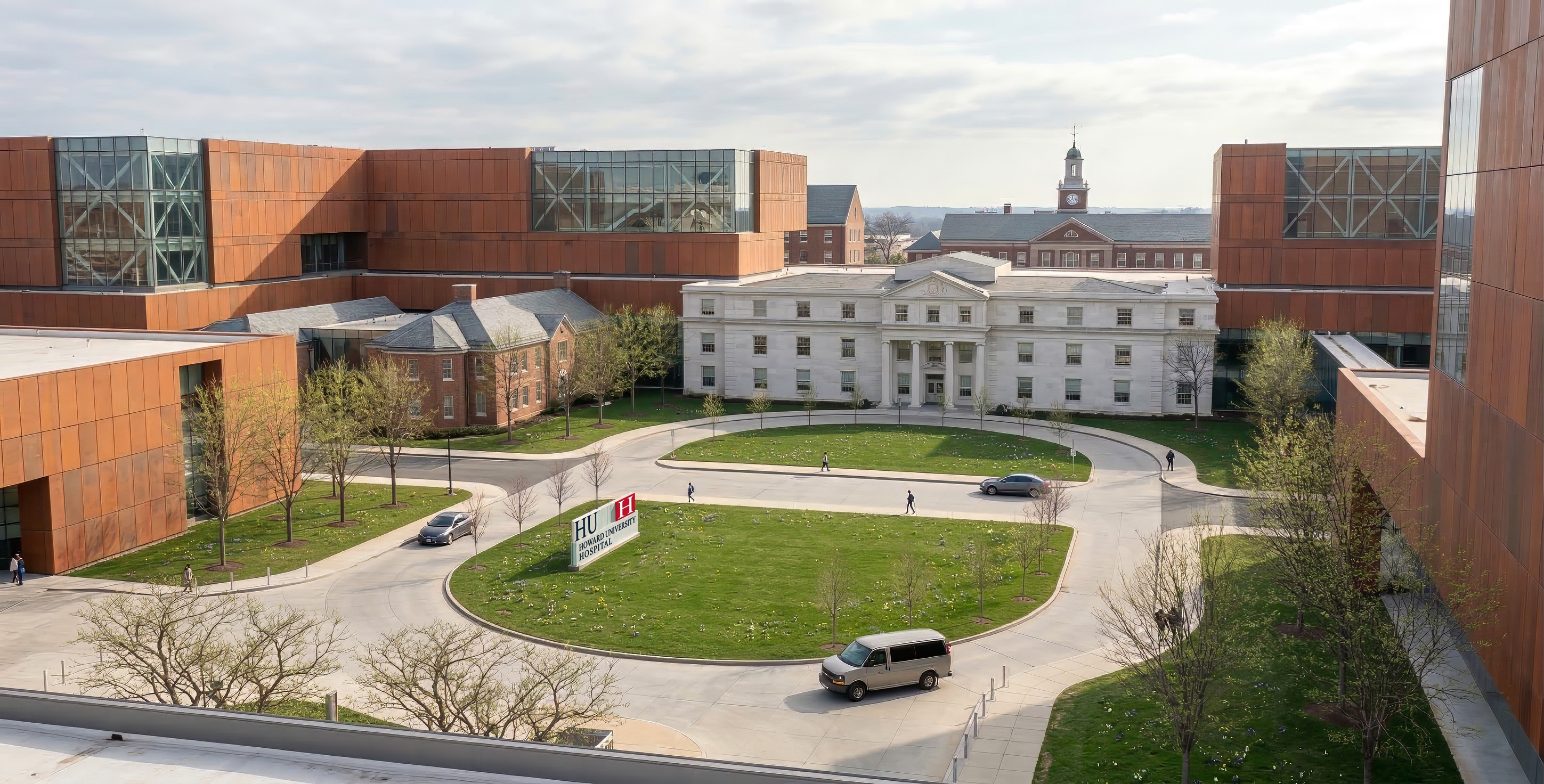 futuristic painting of farmland in space