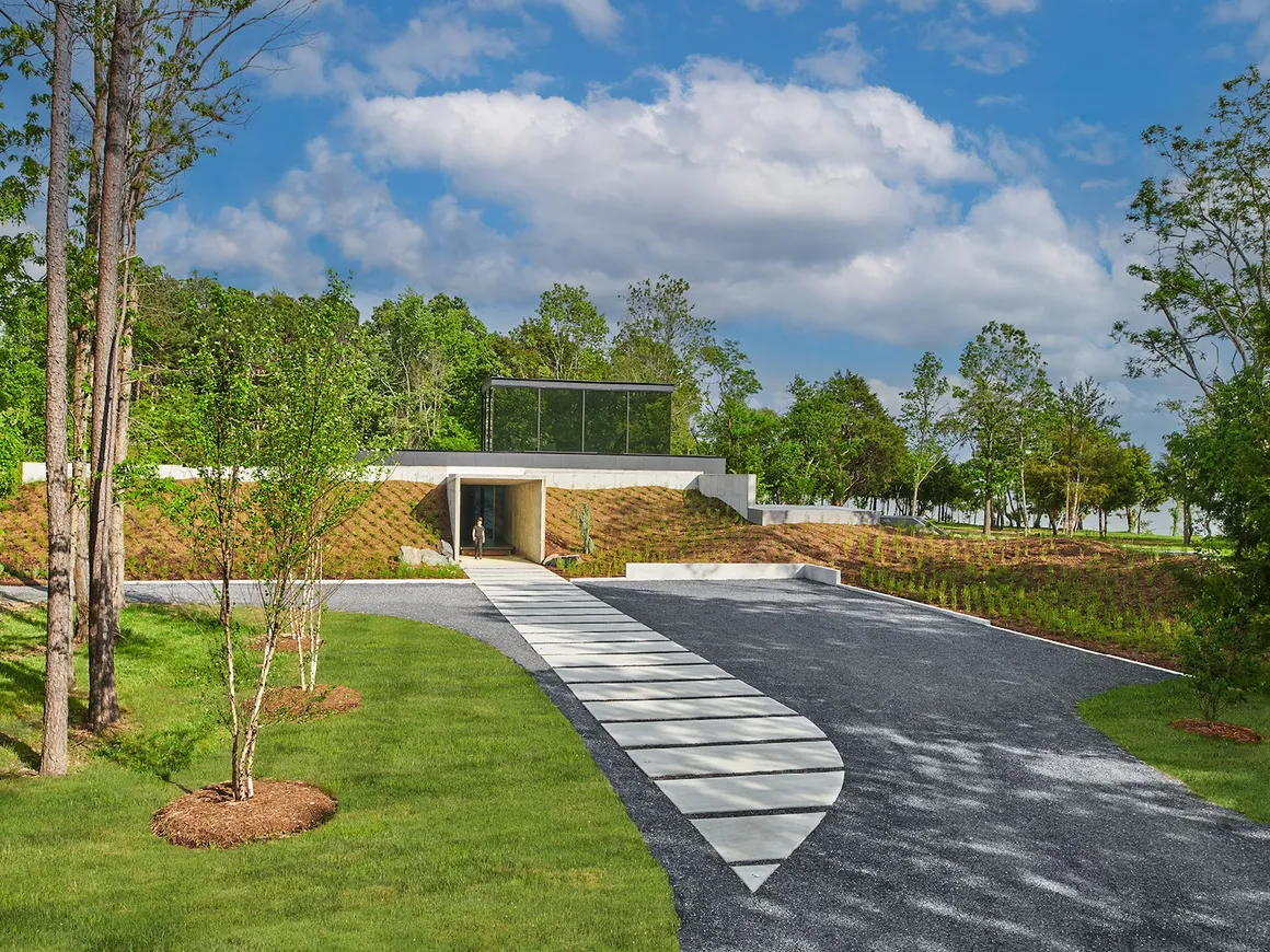 painting of eagle eye view of farmland